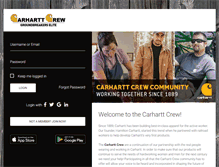 Tablet Screenshot of carharttgroundbreakers.com
